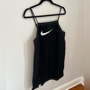 Nike Black Dress with White Swoosh Logo
